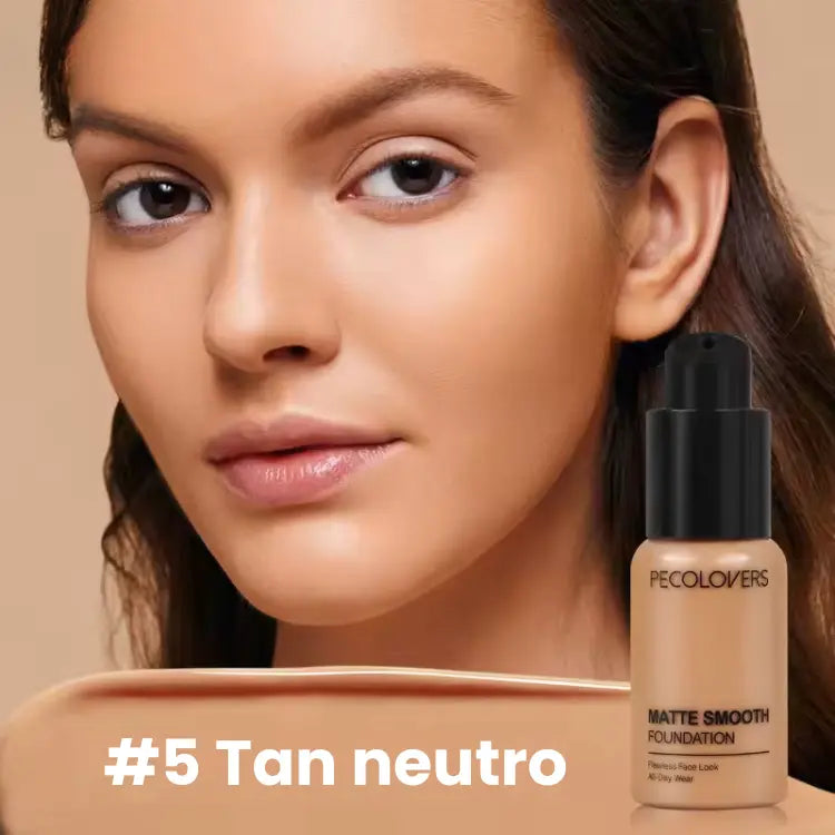 Base líquida Facial de alta cobertura