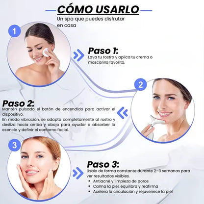 Masajeador Facial Cuello y Cara Antiarrugas