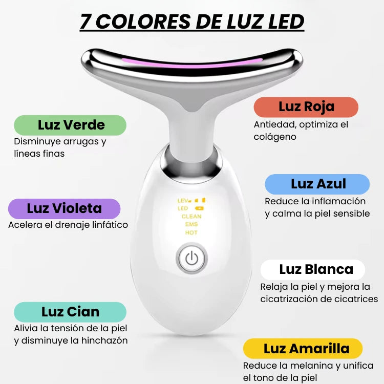 Masajeador Facial Cuello y Cara Antiarrugas